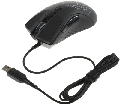 Мышь A4Tech Bloody A90 черный оптическая 6200dpi USB 8but