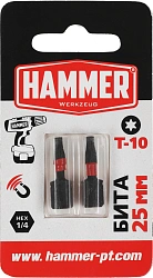Набор бит Hammer 203-179 универсал. Дл=25мм (2пред.) для шуруповертов