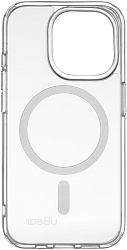 Чехол (клип-кейс) uBear для Apple iPhone 15 Pro Real Mag Case with MagSafe прозрачный (CS253TT61PRL-I23M)