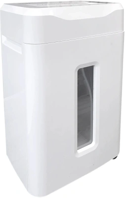 Шредер Office Kit S243N 3,9х38 белый (секр.P-4) фрагменты 35лист. 35лтр. скрепки скобы пл.карты CD