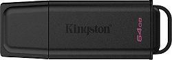Флеш Диск Kingston 64GB DataTraveler Exodia DTXG2/64GB USB3.0 черный/черный