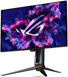 Монитор Asus 26.5" ROG Swift PG27UCDM черный QD OLED LED 16:9 HDMI полуматовая HAS Piv 450cd 178гр/178гр 3840x2160 240Hz DP Quad 4K (2160p) USB 7.62кг