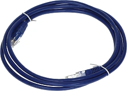 Патч-корд Lanmaster TWT-45-45-1.5-BL UTP RJ-45 вил.-вилка RJ-45 кат.5E 1.5м синий ПВХ (уп.:1шт)