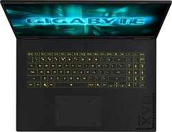 Ноутбук Gigabyte Gaming A18 GA83H Ryzen 7 260 16Gb SSD512Gb NVIDIA GeForce RTX 5060 8Gb 18" IPS WQXGA (2560x1600) без ОС black WiFi BT Cam (3VHK3KZC93SD)