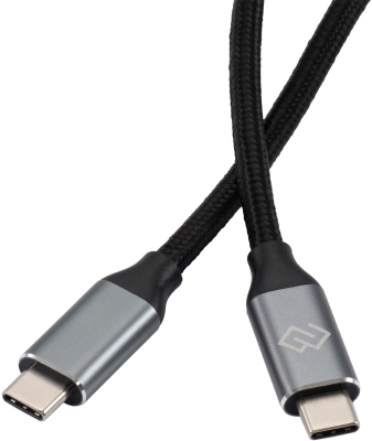 Кабель Digma D-TYPE-C-USB3.2-100W-4K-2M USB Type-C (m)-USB Type-C (m) 2м черный