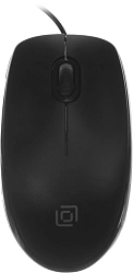 Мышь Оклик 195M for business черный оптическая 1200dpi USB для ноутбука 3but (M218 Black)