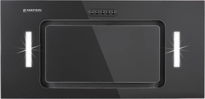 Вытяжка встраиваемая Meferi Ultra INBOX60BK Glass черный управление: кнопочное (1 мотор)