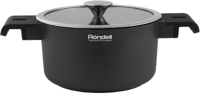 Кастрюля Rondell Modern RDA-1726 2.6л. d=20см (с крышкой) черный