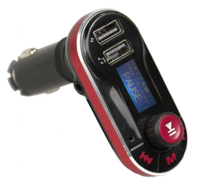 Автомобильный FM-модулятор Ritmix FMT-A780 черный SD USB (15118201)