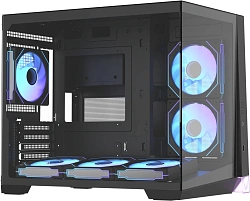 Корпус Formula Crystal Z4M Plus черный без БП mATX 2x120mm 1xUSB2.0 1xUSB3.0 audio bott PSU