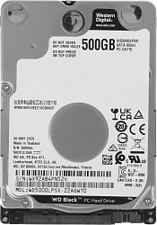 Жесткий диск WD SATA-III 500Gb WD5000LPSX Notebook Black (7200rpm) 64Mb 2.5"