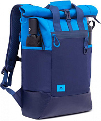 Рюкзак для ноутбука 15.6" Riva 5321 синий полиуретан женский дизайн (5321 BLUE)