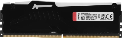 Память DDR5 32GB 5600MHz Kingston KF556C40BBA-32 Fury Beast XMP RGB RTL Gaming PC5-44800 CL40 DIMM 288-pin 1.25В dual rank с радиатором Ret