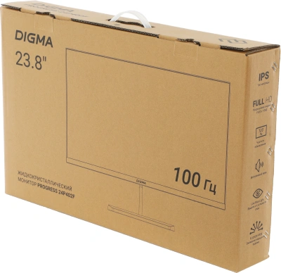 Монитор Digma 23.8" Progress 24P402F черный IPS LED 5ms 16:9 HDMI M/M матовая 250cd 178гр/178гр 1920x1080 100Hz G-Sync DP FHD 3.0кг