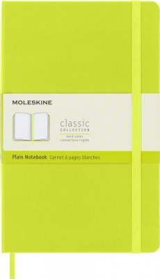 Блокнот Moleskine CLASSIC QP062C2 Large 130х210мм 240стр. нелинованный твердая обложка лайм