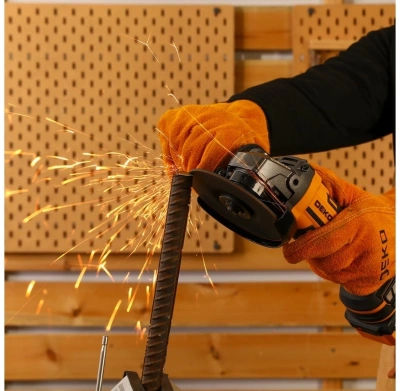 Углошлифовальная машина Deko ZKAG20 9000об/мин рез.шпин.:M14 d=125мм (084-1044)