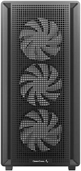 Корпус Deepcool CC550 4F черный без БП ATX 4x120mm 5x140mm 1xUSB2.0 1xUSB3.0 audio bott PSU