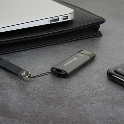 Флеш Диск Transcend 256Gb Jetflash 920 TS256GJF920 USB3.0 темно-серый