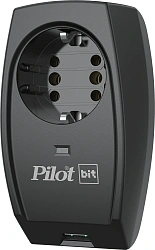 Сетевой фильтр Pilot Bit (USB) (1 розетка) черный (коробка)