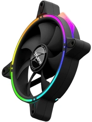 Вентилятор для корпуса Zalman ZM-RFD120A Addressable ARGB 120х120x25 черный 3-pin 26дБ (ZM-RFD120A) Ret