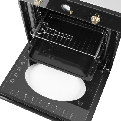 Духовой шкаф Электрический Maunfeld EOEFG.566RBG.RT черный