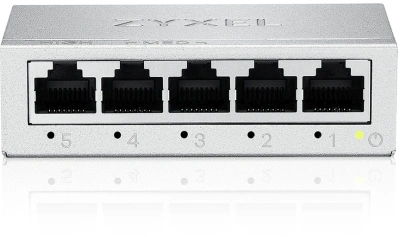 Коммутатор Zyxel GS-105BV5-EU0101F (L2) 5x1Гбит/с неуправляемый
