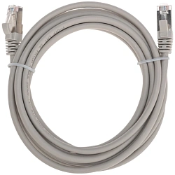 Патч-корд Rexant 02-0110-3 F/UTP RJ-45 вил. кат.5E 3м серый LSZH