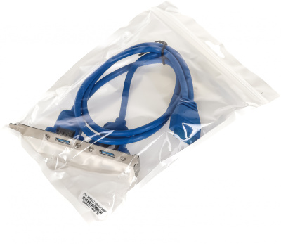 Адаптер USB Bracket 2xUSB3.0 Bulk