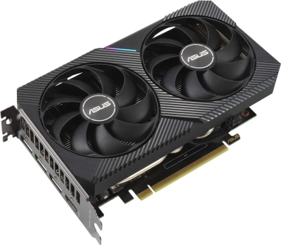 Видеокарта Asus PCI-E 4.0 DUAL-RTX3060-O12G-V2 LHR NVIDIA GeForce RTX 3060 12Gb 192bit GDDR6 1837/15000 HDMIx1 DPx3 HDCP Ret