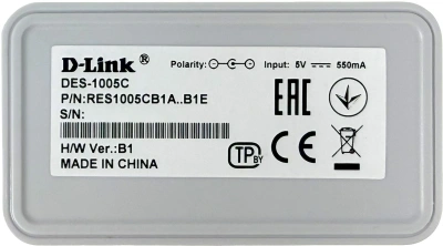 Коммутатор D-Link DES-1005C DES-1005C/F6/E 5x100Мбит/с неуправляемый