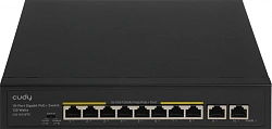Коммутатор Cudy GS1010PE (L2) 10x1Гбит/с 8PoE+ 120W неуправляемый