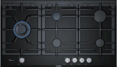 Газовая варочная поверхность Bosch PRS9A6D70M черный