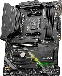 Материнская плата MSI MAG B550 TOMAHAWK MAX WIFI Soc-AM4 AMD B550 4xDDR4 ATX AC`97 8ch(7.1) 2.5Gg RAID+HDMI+DP