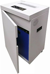 Шредер Office Kit S500 0,8x2 белый (секр.P-7) фрагменты 7лист. 50лтр. скобы пл.карты CD