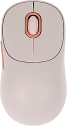 Мышь Xiaomi Wireless Mouse 3 розовый оптическая 1200dpi silent беспров. BT/Radio USB для ноутбука 4but (BHR8911GL)