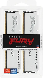 Память DDR5 2x16GB 6400MHz Kingston KF564C32BWEK2-32 Fury Beast RTL Gaming PC5-51200 CL32 DIMM 288-pin 1.4В kit dual rank с радиатором Ret