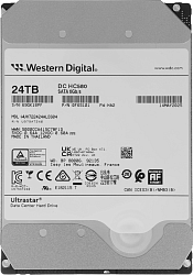 Жесткий диск WD SATA-III 24TB 0F65101/0F62821 WUH722424ALE604 Server Ultrastar DC HC580 4KN (7200rpm) 512Mb 3.5"