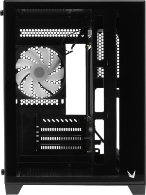 Корпус Formula Crystal Z5 TG черный без БП mATX 6x120mm 1xUSB2.0 1xUSB3.0 audio bott PSU