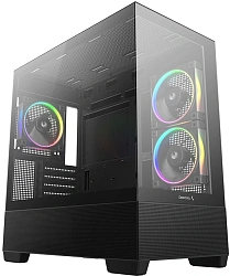 Корпус Deepcool CG380 3F черный без БП mATX 2xUSB3.0 audio bott PSU