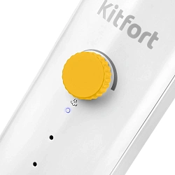 Швабра паровая Kitfort КТ-1048-1 1300Вт белый/желтый