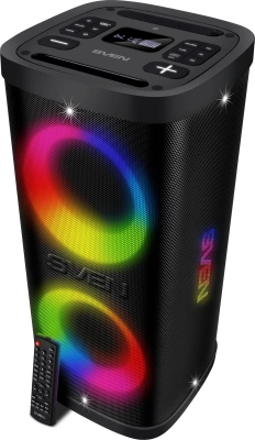Колонка порт. Sven АС PS-950 черный 160W Mono BT/3.5Jack 8800mAh (SV-022396)