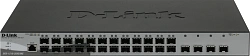 Коммутатор D-Link DGS-1210-28XS/ME/B2A (L2) 24SFP 4SFP+ управляемый