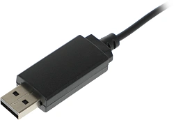 Наушники с микрофоном A4Tech Fstyler FH100U черный 2м накладные USB оголовье (FH100U (STONE BLACK))