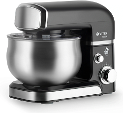 Кухонная машина Vitek Loft Professional VT-4115 планетар.вращ. 1000Вт черный/стальной