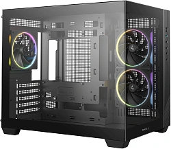 Корпус Deepcool CG330 3F черный без БП mATX 2xUSB3.0 audio bott PSU