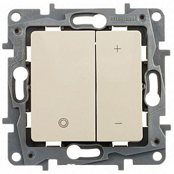 Диммер Legrand Etika скрыт. кноп. IP20 слоновая кость (672318)