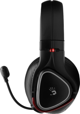 Наушники с микрофоном A4Tech Bloody MR720 черный мониторные BT/Radio оголовье (MR720 BLACK)
