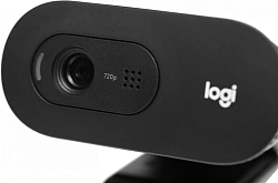 Камера Web Logitech HD Webcam C505e черный 1.2Mpix (1280x720) USB2.0 с микрофоном для ноутбука (960-001373)