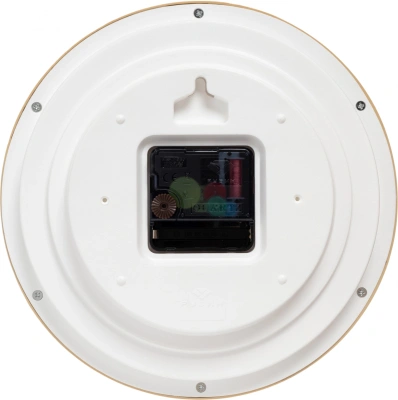 Часы настенные аналоговые Бюрократ WALLC-R83P D22см белый/бежевый (WALLC-R83P22/IVORY)