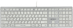 Клавиатура A4Tech Fstyler FX50 белый USB slim Multimedia (FX50 WHITE)